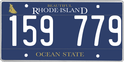 RI license plate 159779
