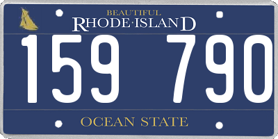 RI license plate 159790