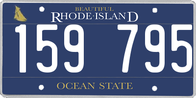 RI license plate 159795