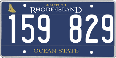 RI license plate 159829