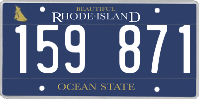 RI license plate 159871