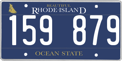 RI license plate 159879