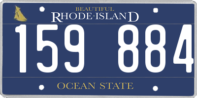 RI license plate 159884