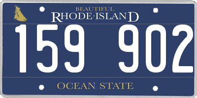 RI license plate 159902