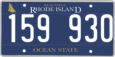 RI license plate 159930