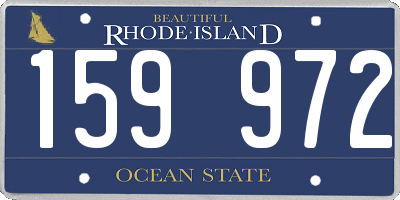 RI license plate 159972
