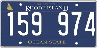 RI license plate 159974