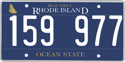RI license plate 159977