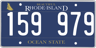 RI license plate 159979