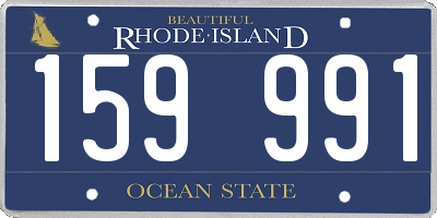 RI license plate 159991