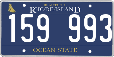 RI license plate 159993