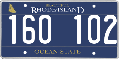 RI license plate 160102