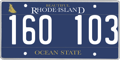 RI license plate 160103