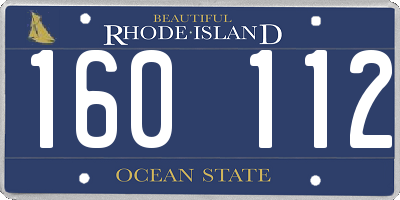 RI license plate 160112