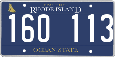 RI license plate 160113