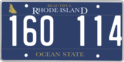 RI license plate 160114