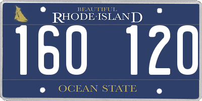 RI license plate 160120