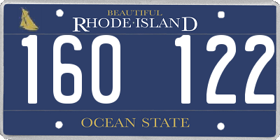 RI license plate 160122