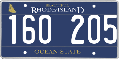RI license plate 160205