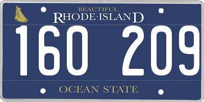 RI license plate 160209