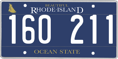 RI license plate 160211