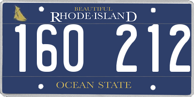 RI license plate 160212
