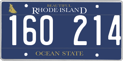 RI license plate 160214