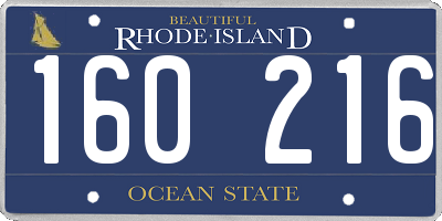 RI license plate 160216