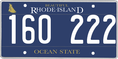 RI license plate 160222