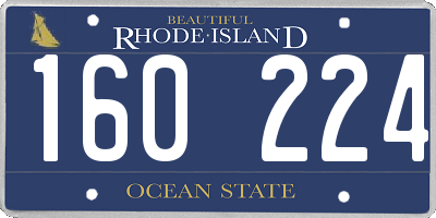 RI license plate 160224