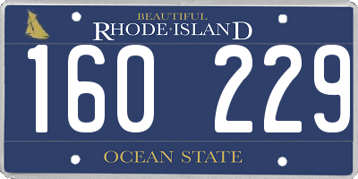 RI license plate 160229