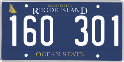 RI license plate 160301