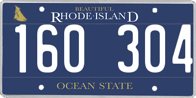 RI license plate 160304