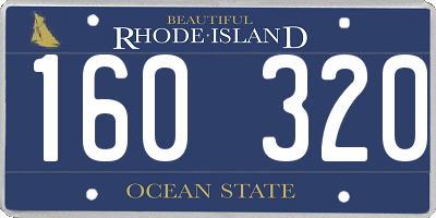 RI license plate 160320