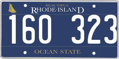 RI license plate 160323