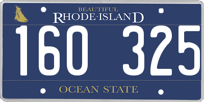RI license plate 160325