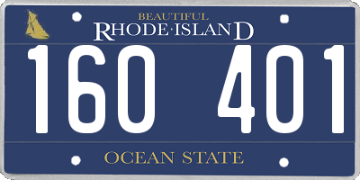 RI license plate 160401