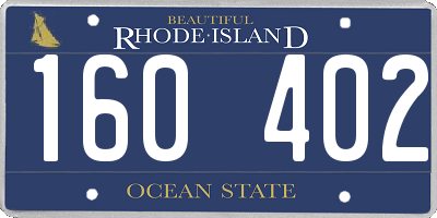 RI license plate 160402