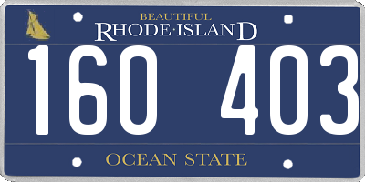 RI license plate 160403