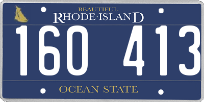 RI license plate 160413