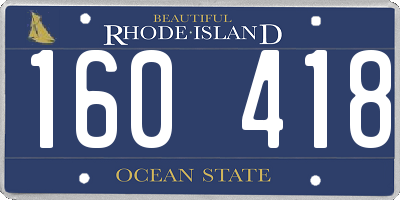 RI license plate 160418