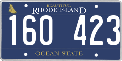 RI license plate 160423