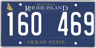 RI license plate 160469