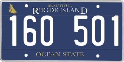 RI license plate 160501