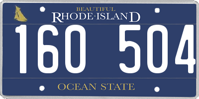 RI license plate 160504