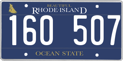 RI license plate 160507