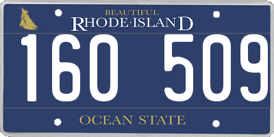 RI license plate 160509