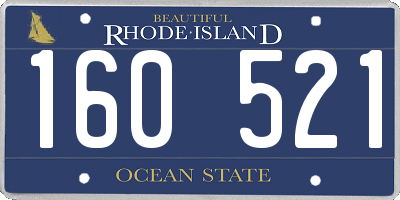 RI license plate 160521