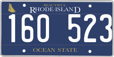 RI license plate 160523
