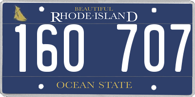 RI license plate 160707
